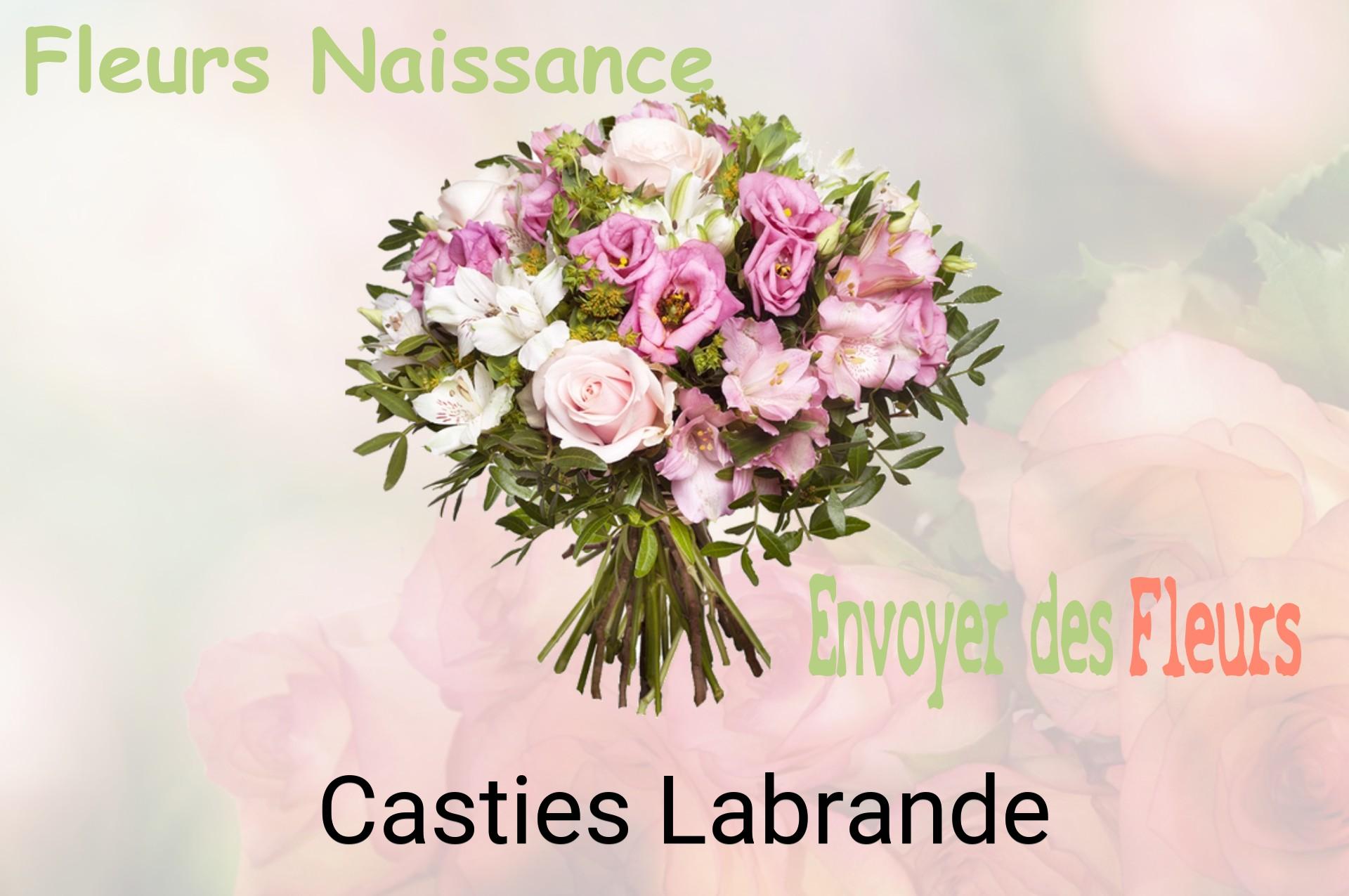 Bouquet de fleurs de naissance livré à Casties-Labrande